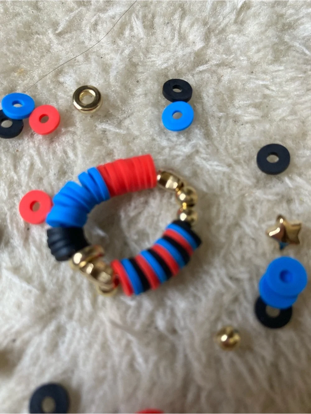 Kids Pastel Watermelon Letter Bead Bracelet - Multi